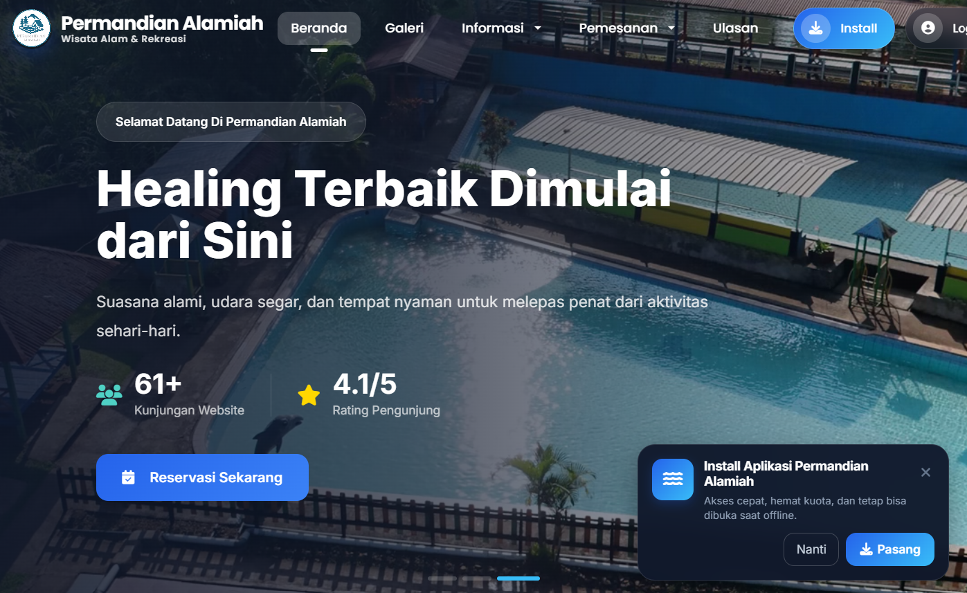 🌐 Kini Lebih Mudah! Website Resmi Wisata Kami Resmi Diluncurkan
